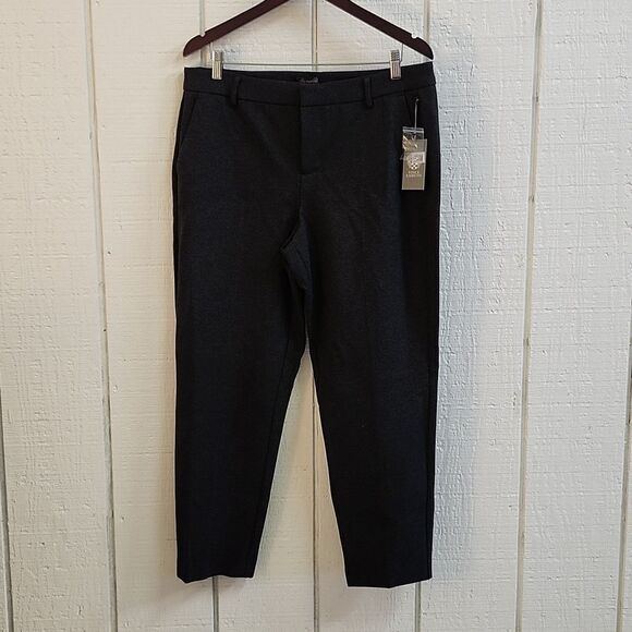 VINCE CAMUTO Style 9199348 Dark Heather Grey Thick Viscose± Warm Pant Size 14 - Picture 3 of 14